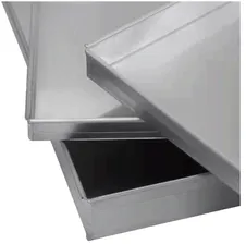 Противень Luxstahl 600х400х20 алюминий артикул мки173