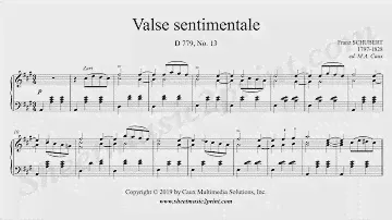 Schubert : Valse sentimentale Op. 50, No. 13, D 779