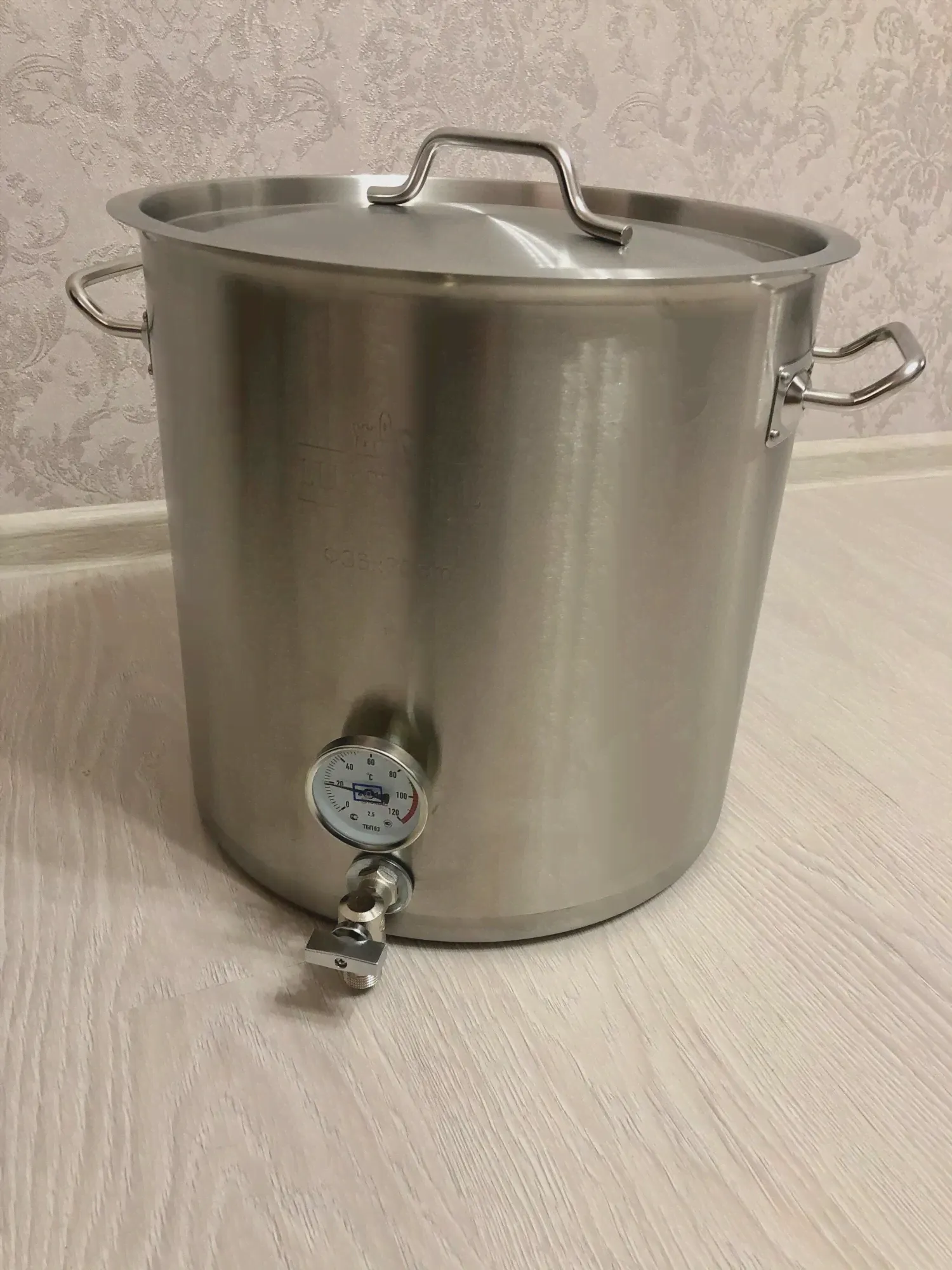 🛍 Сусловарочный котел Luxstahl 25375070 л для варки пива или сусла для виски-3