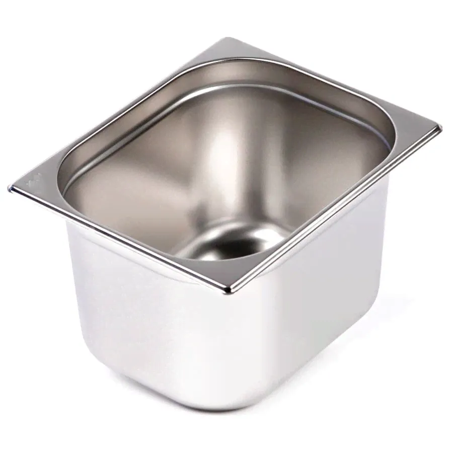 Гастроемкость Luxstahl GN 1/2 327х265х200мм 15л 0,8мм