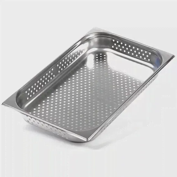 Гастроемкость перфорированная Luxstahl GN 1/1 530х325х65х0,8мм 9л-0
