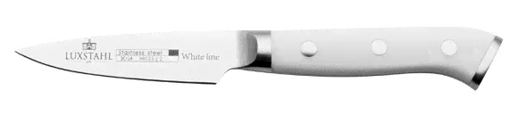 Нож для овощей Luxstahl 80 мм White Line [XF-POM BS140]-0
