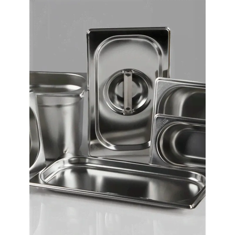 Гастроемкость LUXSTAHL нерж.сталь, GN 1/1, 53х32,5х6,5см, (га03)