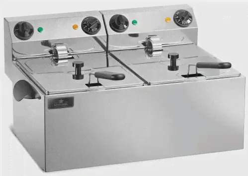 Фритюрница 2 ванны Luxstahl FE88G-0