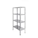 Стеллаж кухонный Luxstahl СР-1800х900х400/4 нерж