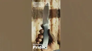 Для чего нужна модель Pride? Подробнее про ножи для похода в новом выпуске на канале