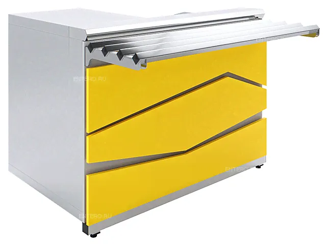 Прилавок кассовый Luxstahl КК-1200 Premium Zigzag